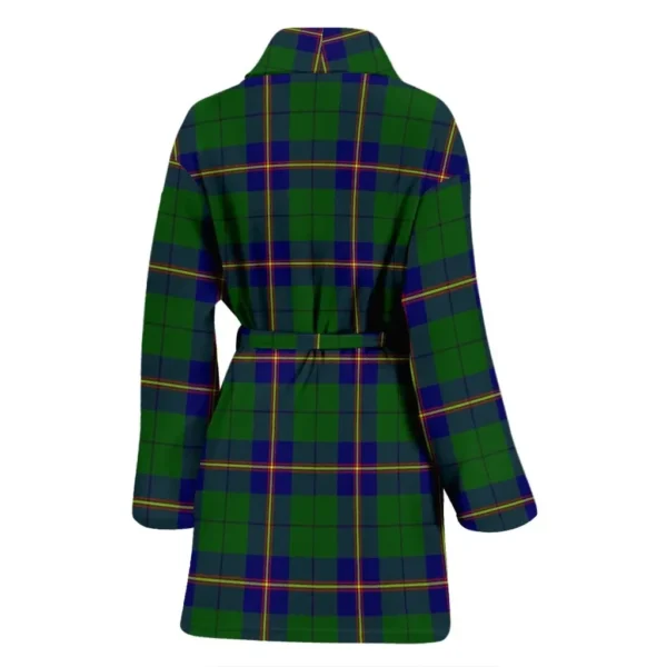 ScotClans Carmichael Modern Bathrobe, Women Tartan Plaid Bathrobe - Image 2