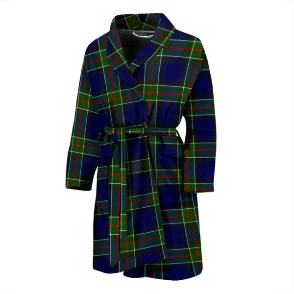 ScotClans Colquhoun Modern Bathrobe, Men Tartan Plaid Bathrobe