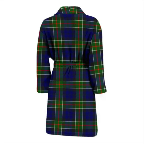 ScotClans Colquhoun Modern Bathrobe, Men Tartan Plaid Bathrobe - Image 2