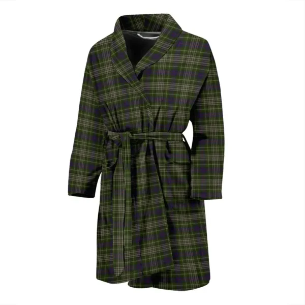 ScotClans Davidson Tulloch Dress Bathrobe, Men Tartan Plaid Bathrobe