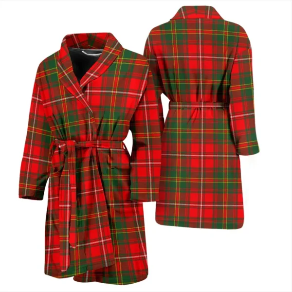 ScotClans Hay Modern Bathrobe, Men Tartan Plaid Bathrobe - Image 3