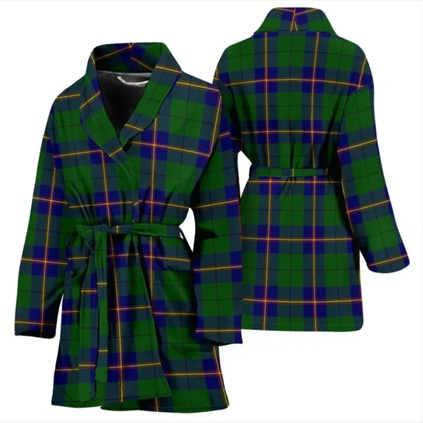 ScotClans Carmichael Modern Bathrobe, Women Tartan Plaid Bathrobe - Image 3