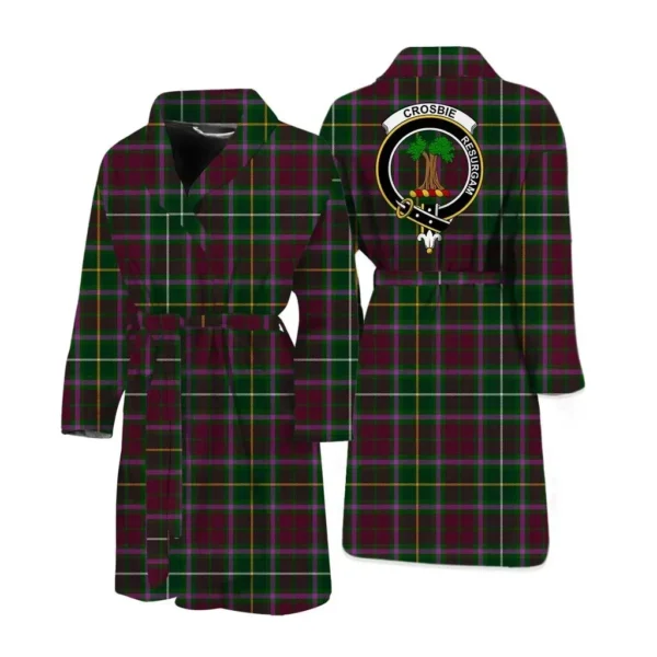 ScotClans Crosbie Men Bathrobe - Crosbie Bathrobe Badge