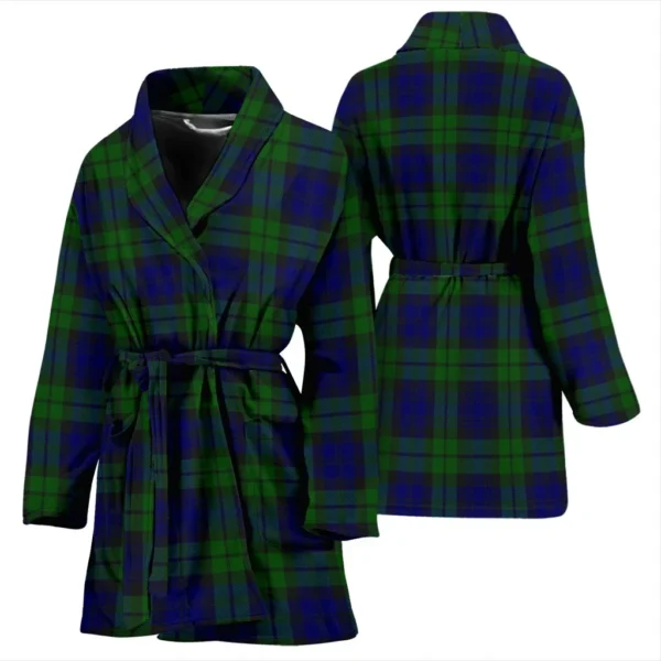 ScotClans Campbell Modern Bathrobe, Women Tartan Plaid Bathrobe - Image 3