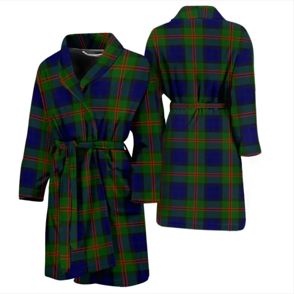 ScotClans Dundas Modern Bathrobe, Men Tartan Plaid Bathrobe  02 - Image 3