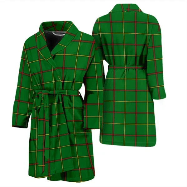 ScotClans Tribe Of Mar Bathrobe, Men Tartan Plaid Bathrobe - Image 3