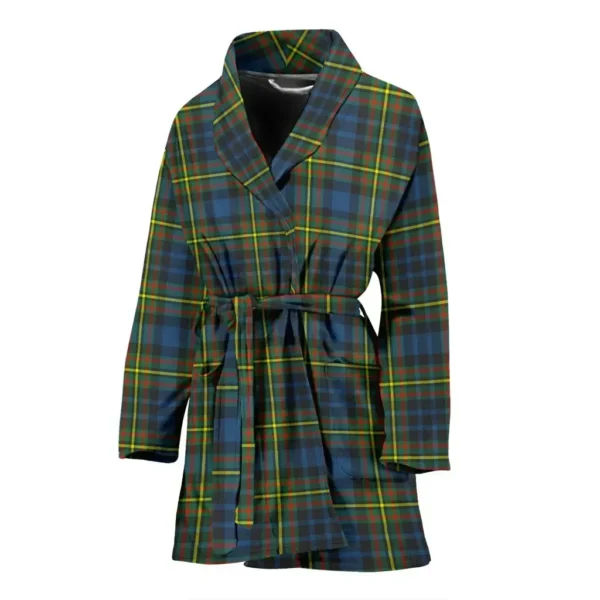 ScotClans MacLellan Ancient Bathrobe, Women Tartan Plaid Bathrobe