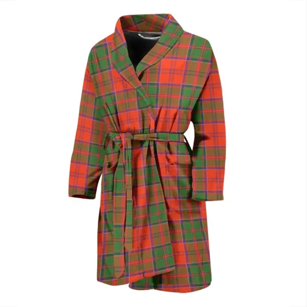 ScotClans Grant Ancient Bathrobe, Men Tartan Plaid Bathrobe