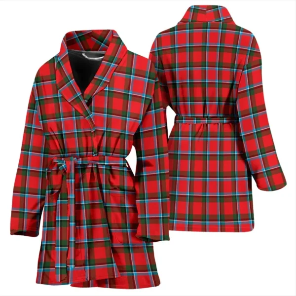 ScotClans Sinclair Modern Bathrobe, Women Tartan Plaid Bathrobe - Image 3