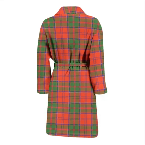 ScotClans Grant Ancient Bathrobe, Men Tartan Plaid Bathrobe - Image 2