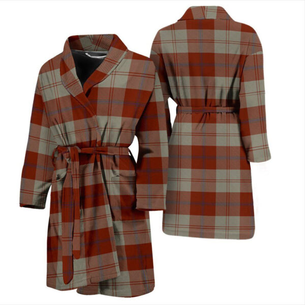 ScotClans Davidson Dress Dancers Bathrobe, Men Tartan Plaid Bathrobe - Image 3