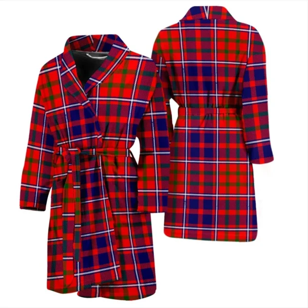 ScotClans Cameron Of Lochiel Modern Bathrobe, Men Tartan Plaid Bathrobe - Image 3