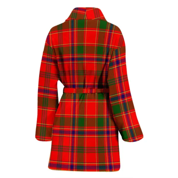 ScotClans Munro Modern Bathrobe, Women Tartan Plaid Bathrobe - Image 2