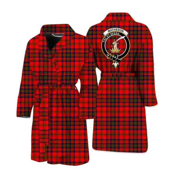 ScotClans Matheson Men Bathrobe - Matheson Bathrobe Badge