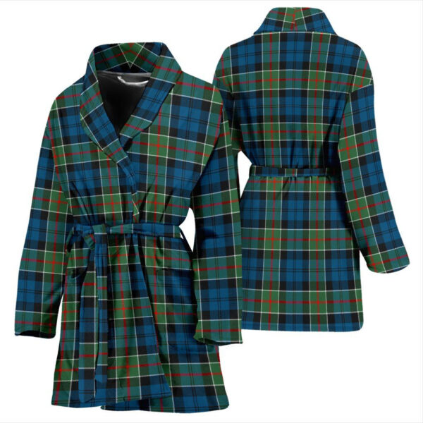 ScotClans Colquhoun Ancient Bathrobe, Women Tartan Plaid Bathrobe - Image 3