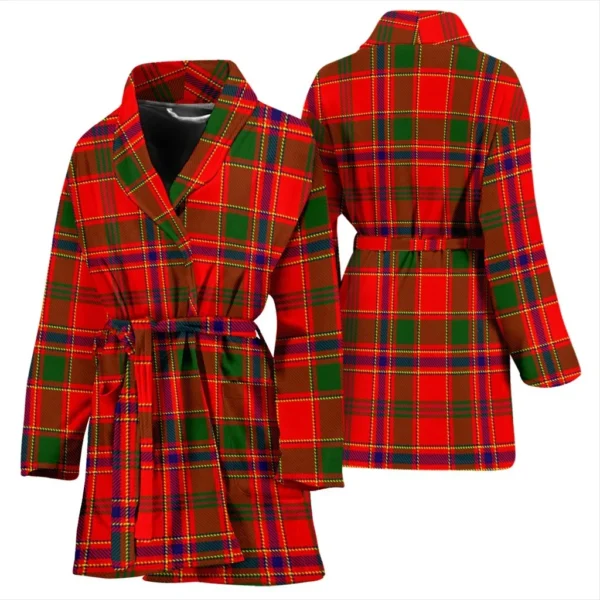 ScotClans Munro Modern Bathrobe, Women Tartan Plaid Bathrobe - Image 3