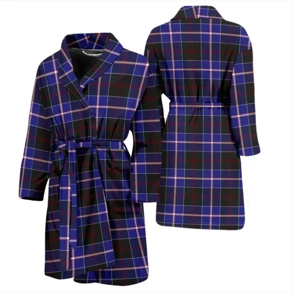 ScotClans Dunlop Modern Bathrobe, Men Tartan Plaid Bathrobe - Image 2