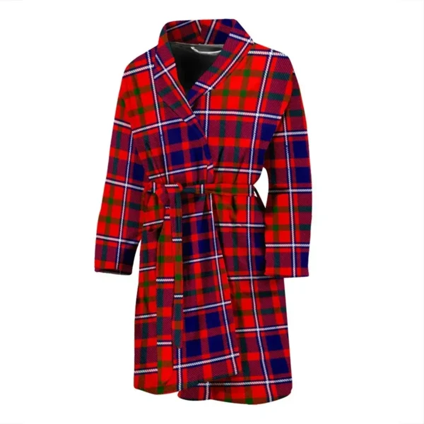 ScotClans Cameron Of Lochiel Modern Bathrobe, Men Tartan Plaid Bathrobe