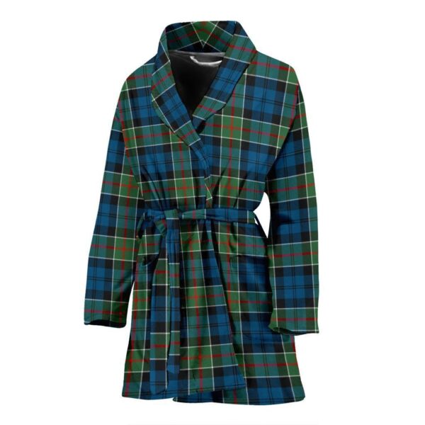 ScotClans Colquhoun Ancient Bathrobe, Women Tartan Plaid Bathrobe