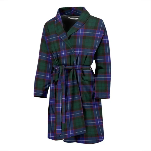 ScotClans Guthrie Modern Bathrobe, Men Tartan Plaid Bathrobe