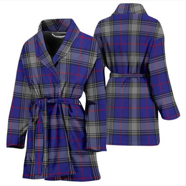 ScotClans Kinnaird Bathrobe, Women Tartan Plaid Bathrobe - Image 3