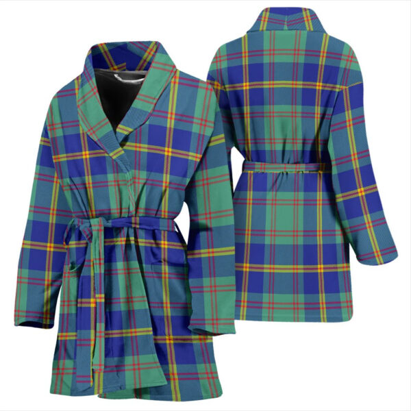 ScotClans US Marine Bathrobe, Women Tartan Plaid Bathrobe - Image 3