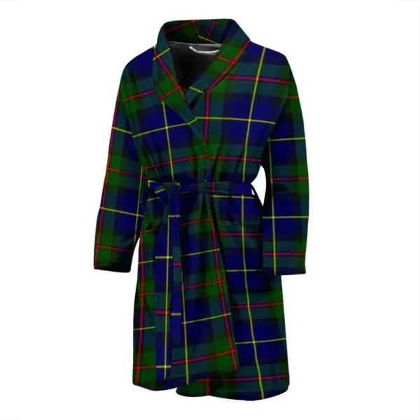 ScotClans MacLeod Of Harris Modern Bathrobe, Men Tartan Plaid Bathrobe