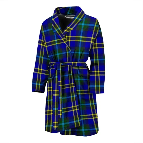 ScotClans Weir Modern Bathrobe, Men Tartan Plaid Bathrobe