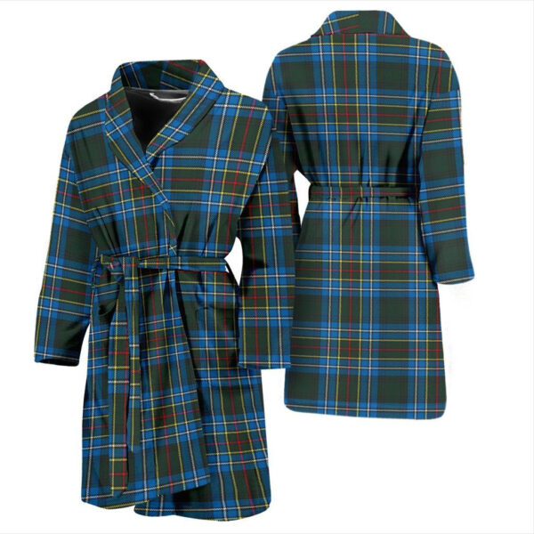 ScotClans Cockburn Modern Bathrobe, Men Tartan Plaid Bathrobe - Image 3