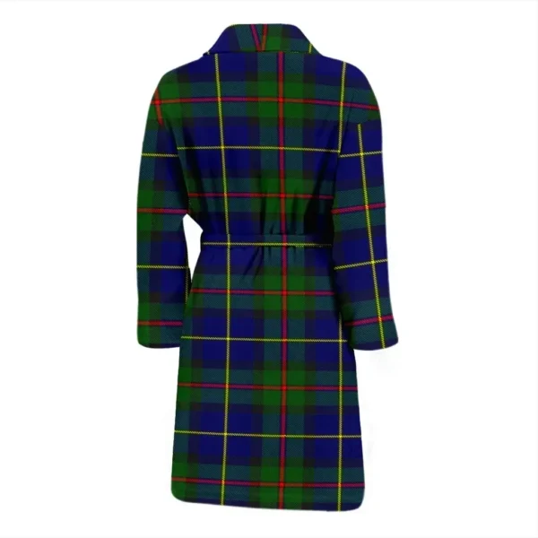 ScotClans MacLeod Of Harris Modern Bathrobe, Men Tartan Plaid Bathrobe - Image 2