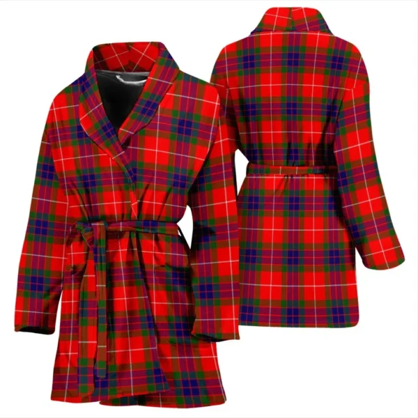 ScotClans Fraser Modern Bathrobe, Women Tartan Plaid Bathrobe - Image 3