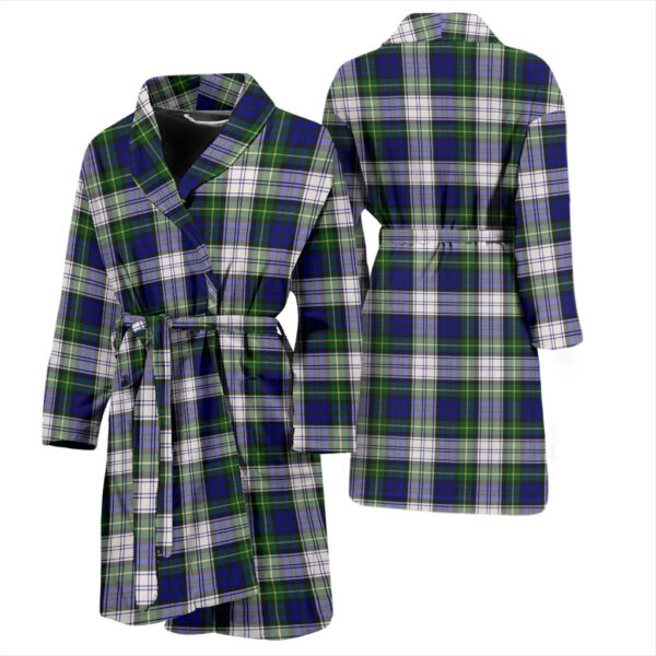 ScotClans Gordon Dress Modern Bathrobe, Men Tartan Plaid Bathrobe - Image 3