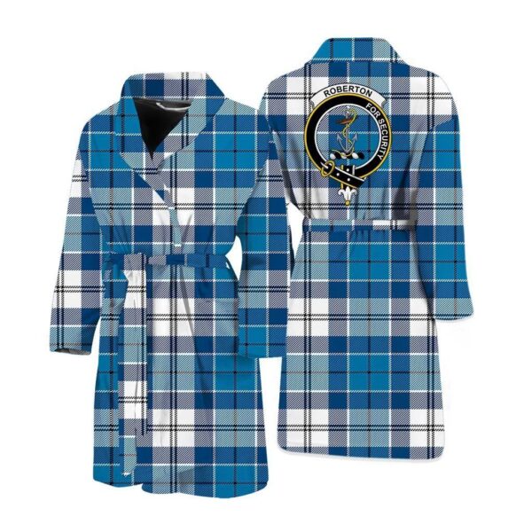 ScotClans Roberton Men Bathrobe - Roberton Bathrobe Badge