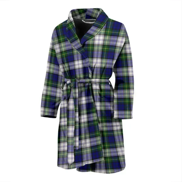 ScotClans Gordon Dress Modern Bathrobe, Men Tartan Plaid Bathrobe