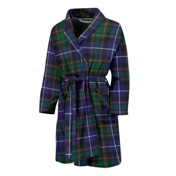 ScotClans MacRae Hunting Modern Bathrobe, Men Tartan Plaid Bathrobe