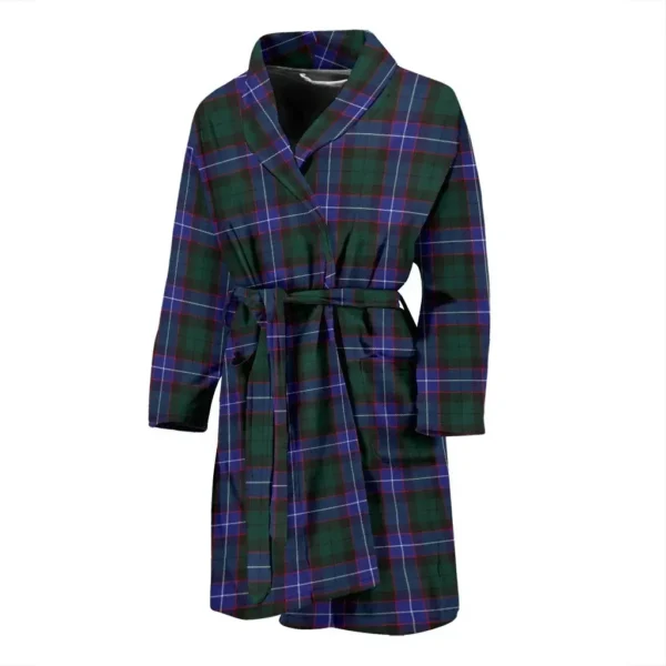 ScotClans Hunter Modern Bathrobe, Men Tartan Plaid Bathrobe