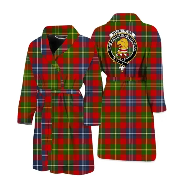 ScotClans Forrester Men Bathrobe - Forrester Bathrobe Badge