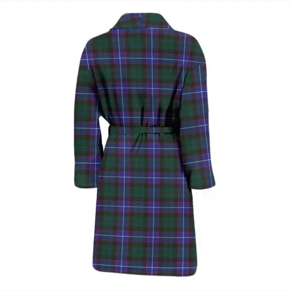 ScotClans Hunter Modern Bathrobe, Men Tartan Plaid Bathrobe - Image 2