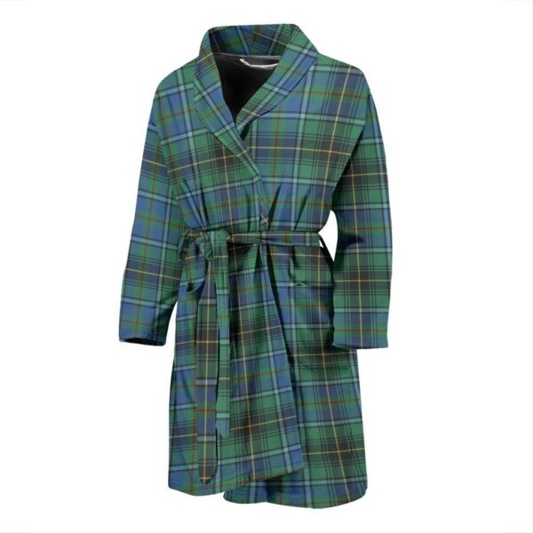 ScotClans MacInnes Ancient Bathrobe, Men Tartan Plaid Bathrobe