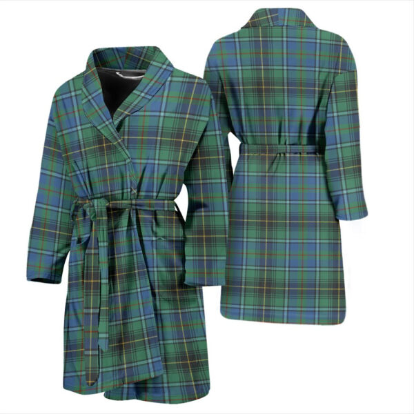 ScotClans MacInnes Ancient Bathrobe, Men Tartan Plaid Bathrobe - Image 3