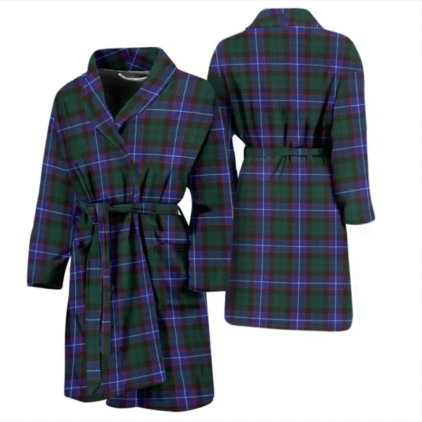 ScotClans Hunter Modern Bathrobe, Men Tartan Plaid Bathrobe - Image 3