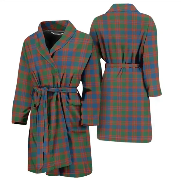 ScotClans MacIntyre Ancient Bathrobe, Men Tartan Plaid Bathrobe - Image 3