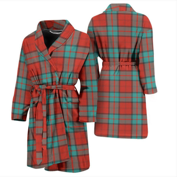 ScotClans Dunbar Ancient Bathrobe, Men Tartan Plaid Bathrobe - Image 3