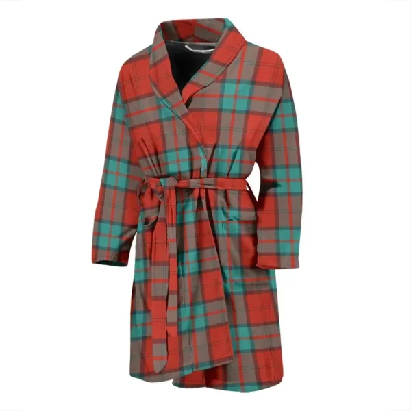 ScotClans Dunbar Ancient Bathrobe, Men Tartan Plaid Bathrobe