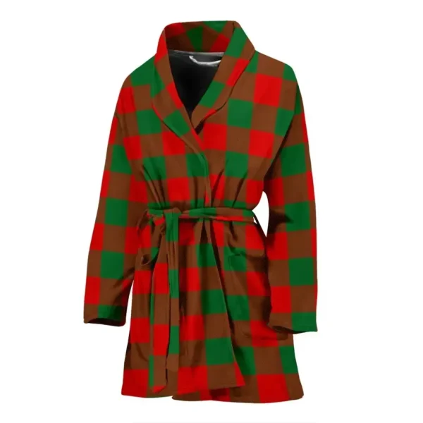 ScotClans Moncrieffe Bathrobe, Women Tartan Plaid Bathrobe