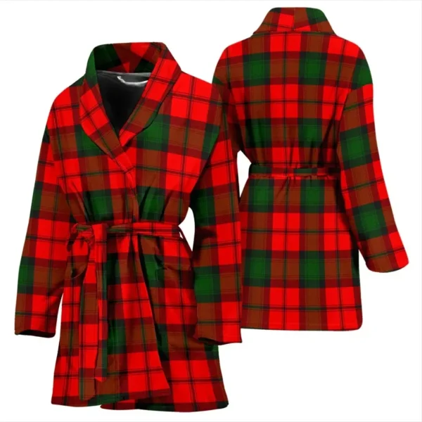 ScotClans Kerr Modern Bathrobe, Women Tartan Plaid Bathrobe - Image 3