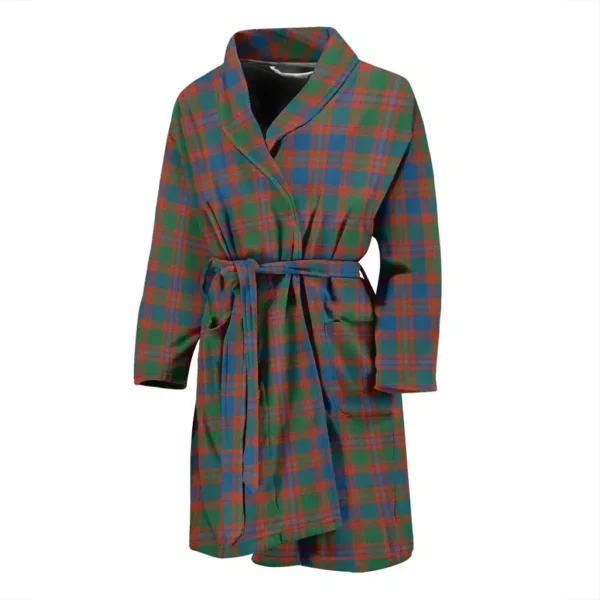 ScotClans MacIntyre Ancient Bathrobe, Men Tartan Plaid Bathrobe