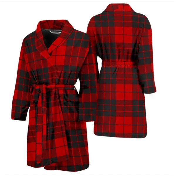 ScotClans MacLeod Of Raasay Bathrobe, Men Tartan Plaid Bathrobe - Image 3