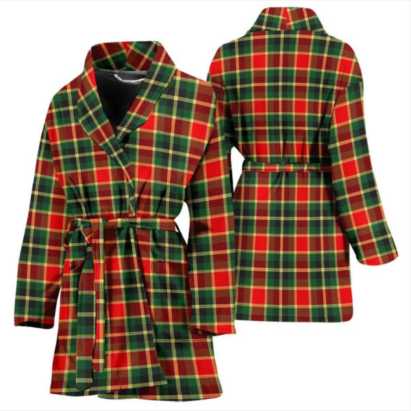 ScotClans MacLachlan Hunting Modern Bathrobe, Women Tartan Plaid Bathrobe - Image 3