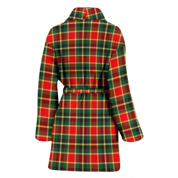 ScotClans MacLachlan Hunting Modern Bathrobe, Women Tartan Plaid Bathrobe - Image 2